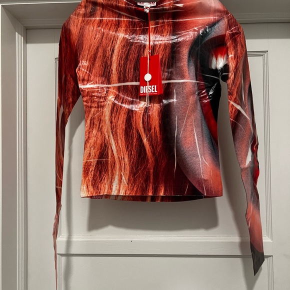 Long-sleeve top with smile print - Picture 9 of 9